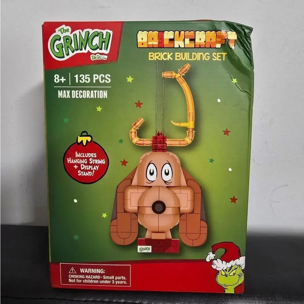 Brickcraft Grinch Max The Dog Brick Building Kit (135 Piece Set) New